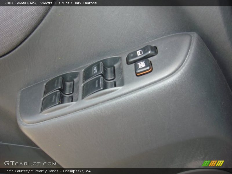Spectra Blue Mica / Dark Charcoal 2004 Toyota RAV4