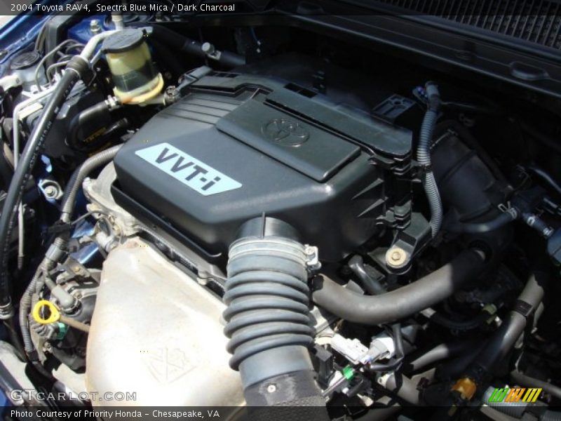 Spectra Blue Mica / Dark Charcoal 2004 Toyota RAV4