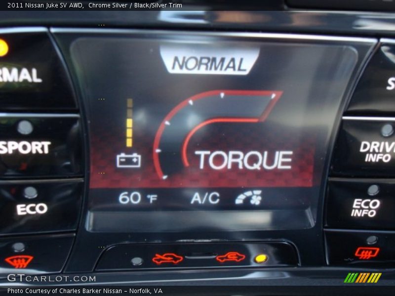 Chrome Silver / Black/Silver Trim 2011 Nissan Juke SV AWD