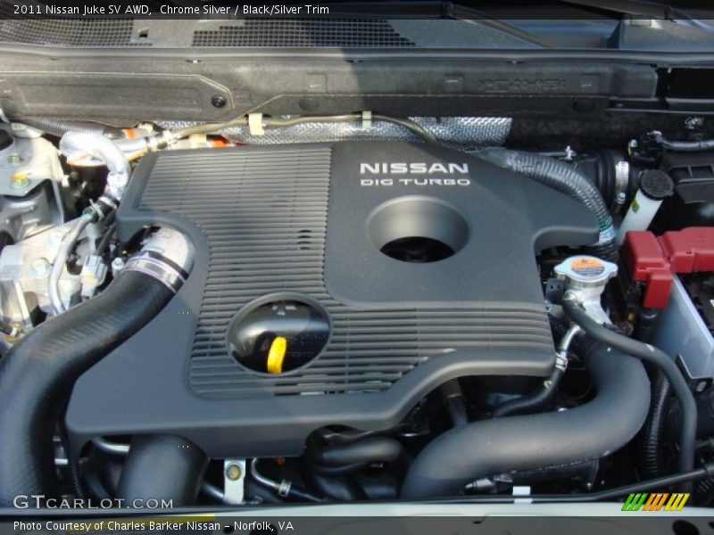 Chrome Silver / Black/Silver Trim 2011 Nissan Juke SV AWD