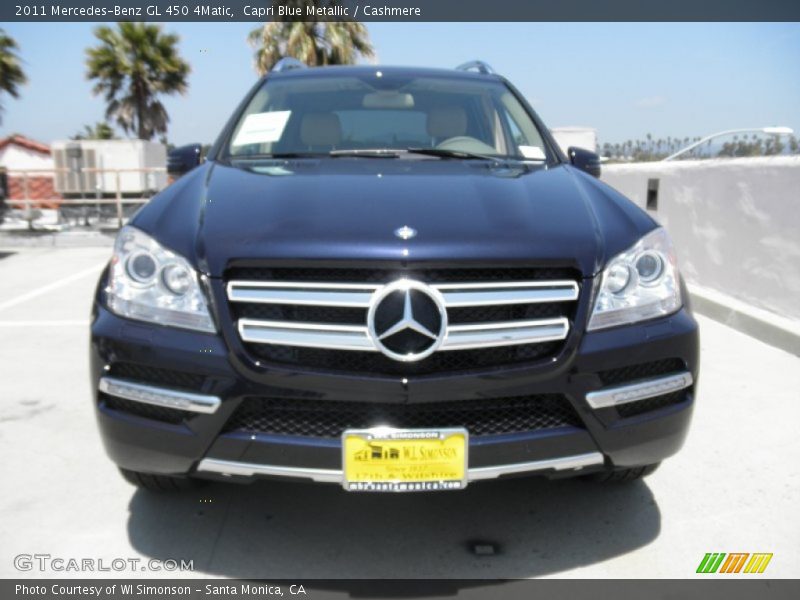 Capri Blue Metallic / Cashmere 2011 Mercedes-Benz GL 450 4Matic