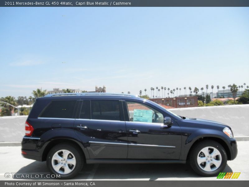 Capri Blue Metallic / Cashmere 2011 Mercedes-Benz GL 450 4Matic