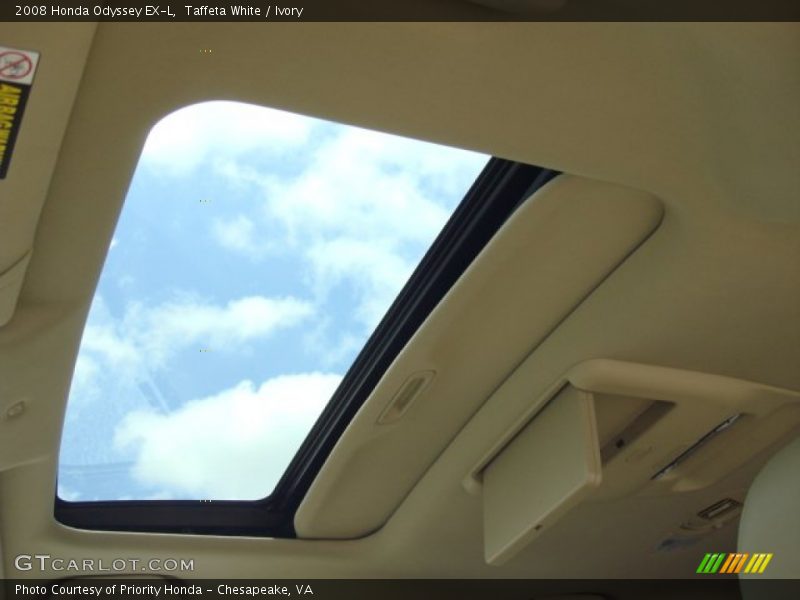 Taffeta White / Ivory 2008 Honda Odyssey EX-L