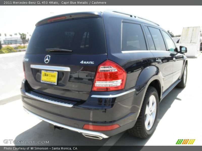 Capri Blue Metallic / Cashmere 2011 Mercedes-Benz GL 450 4Matic