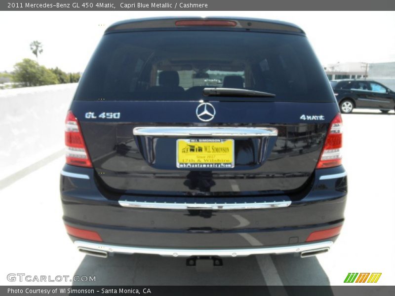 Capri Blue Metallic / Cashmere 2011 Mercedes-Benz GL 450 4Matic