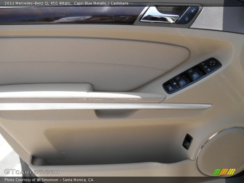 Capri Blue Metallic / Cashmere 2011 Mercedes-Benz GL 450 4Matic