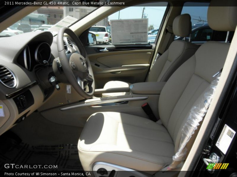 Capri Blue Metallic / Cashmere 2011 Mercedes-Benz GL 450 4Matic