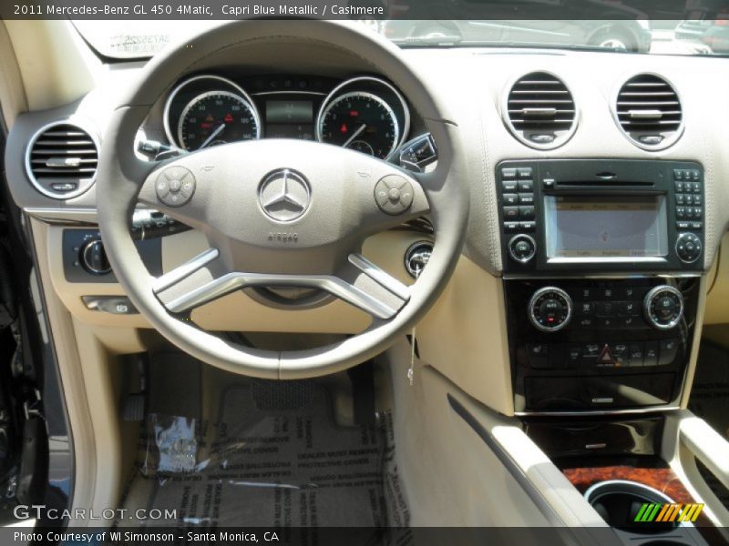 Capri Blue Metallic / Cashmere 2011 Mercedes-Benz GL 450 4Matic
