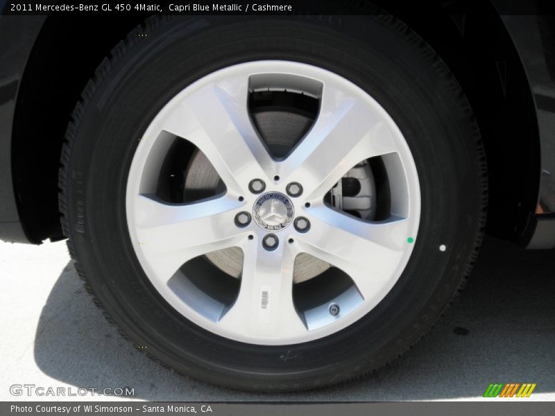 Capri Blue Metallic / Cashmere 2011 Mercedes-Benz GL 450 4Matic