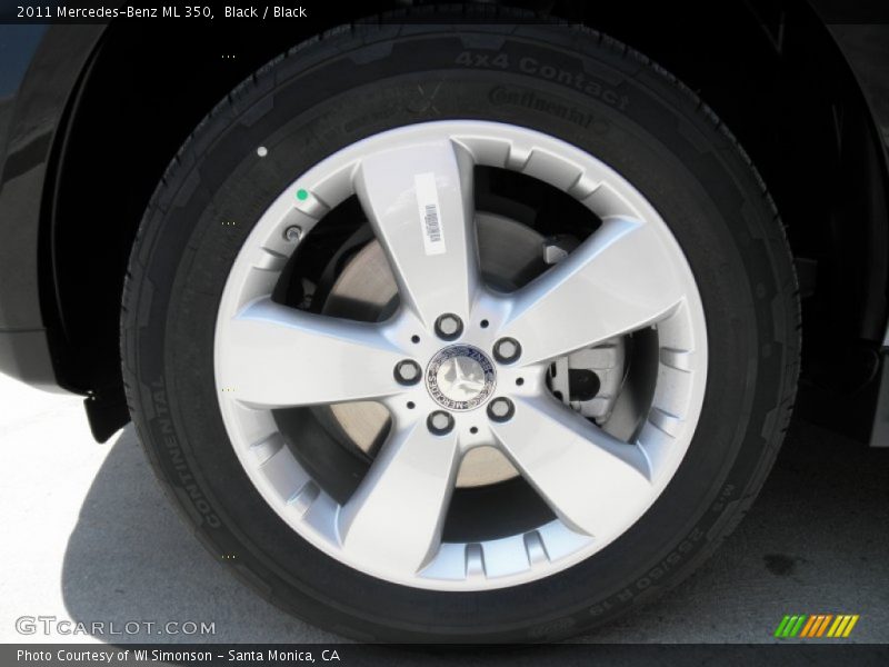 Black / Black 2011 Mercedes-Benz ML 350