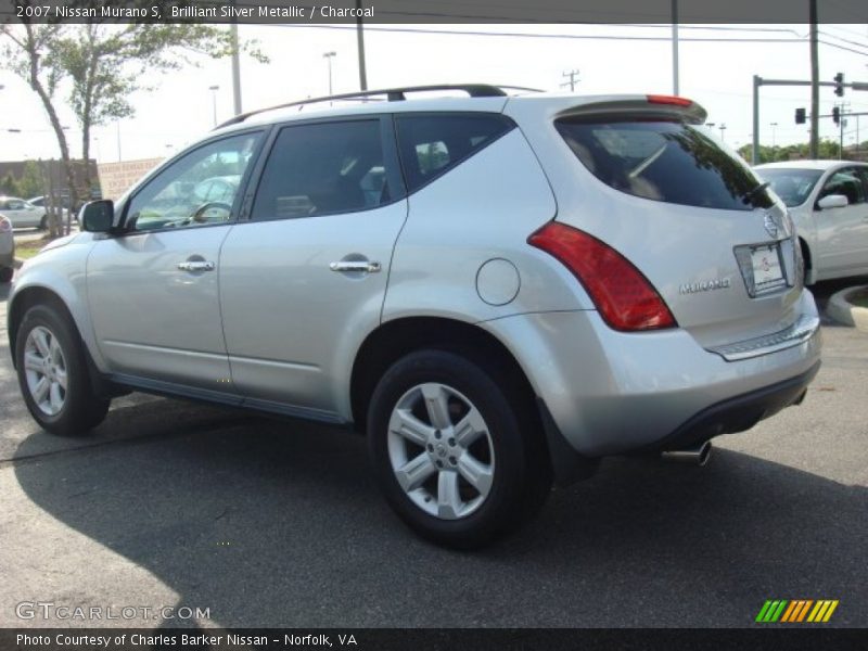 Brilliant Silver Metallic / Charcoal 2007 Nissan Murano S