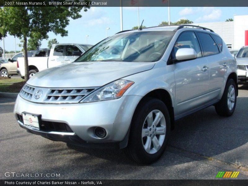 Brilliant Silver Metallic / Charcoal 2007 Nissan Murano S