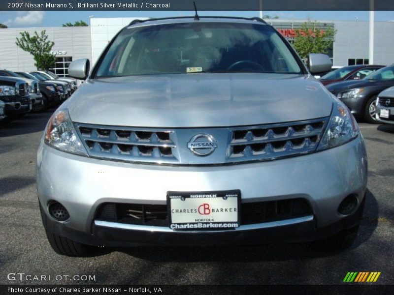 Brilliant Silver Metallic / Charcoal 2007 Nissan Murano S
