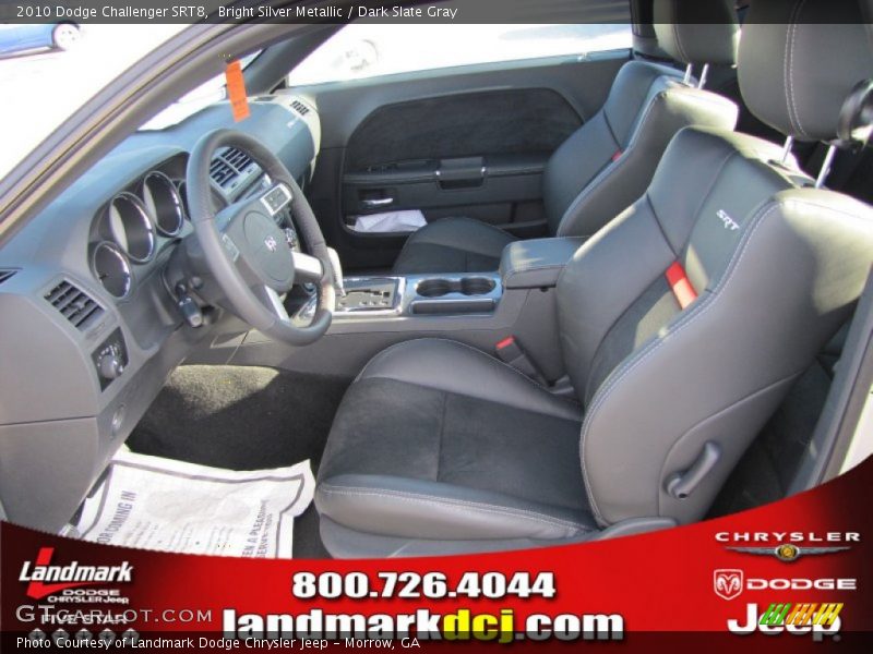 Bright Silver Metallic / Dark Slate Gray 2010 Dodge Challenger SRT8