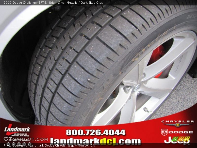 Bright Silver Metallic / Dark Slate Gray 2010 Dodge Challenger SRT8