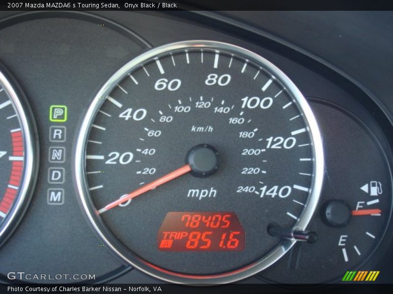 Onyx Black / Black 2007 Mazda MAZDA6 s Touring Sedan