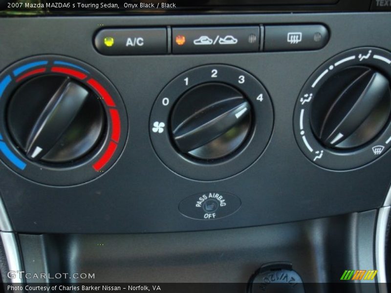 Onyx Black / Black 2007 Mazda MAZDA6 s Touring Sedan