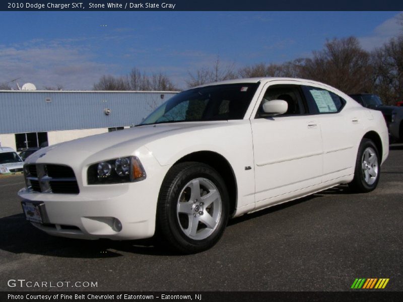 Stone White / Dark Slate Gray 2010 Dodge Charger SXT