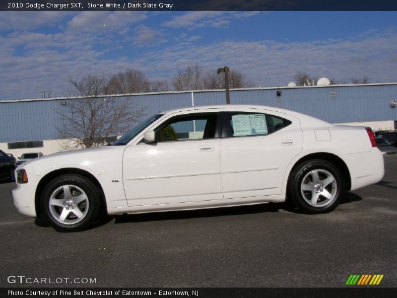 Stone White / Dark Slate Gray 2010 Dodge Charger SXT