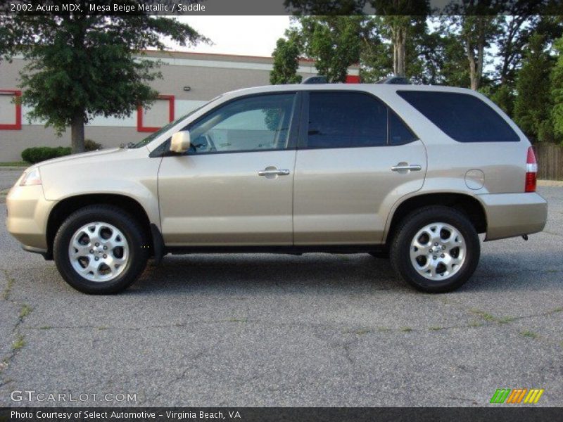 Mesa Beige Metallic / Saddle 2002 Acura MDX