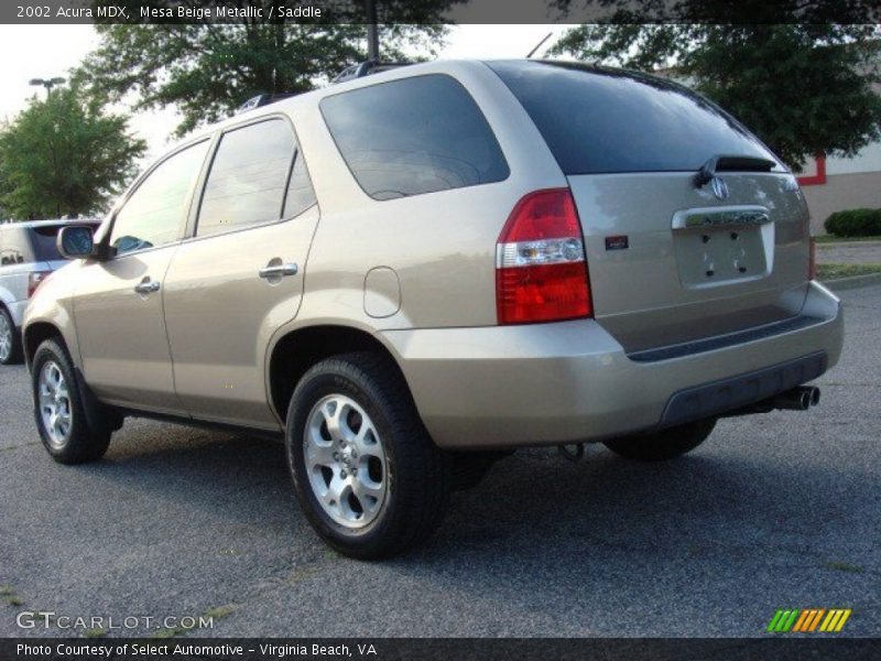 Mesa Beige Metallic / Saddle 2002 Acura MDX