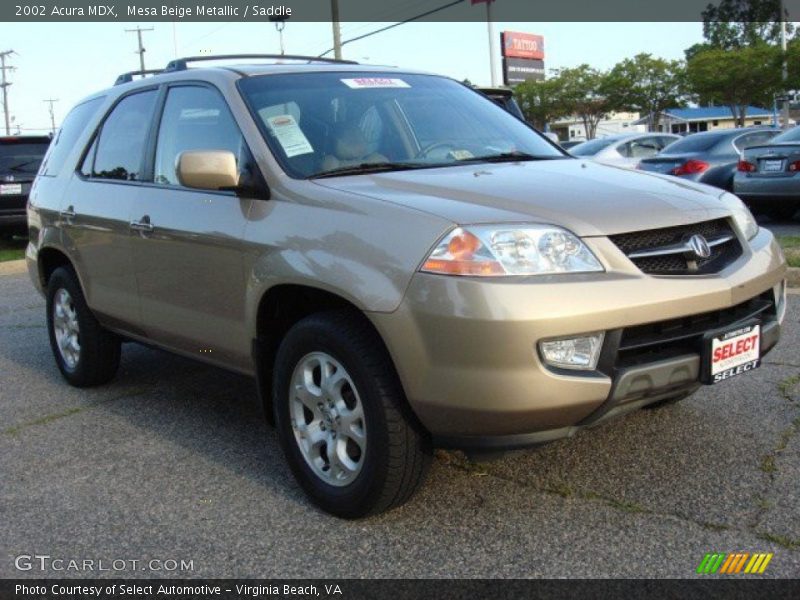 Mesa Beige Metallic / Saddle 2002 Acura MDX