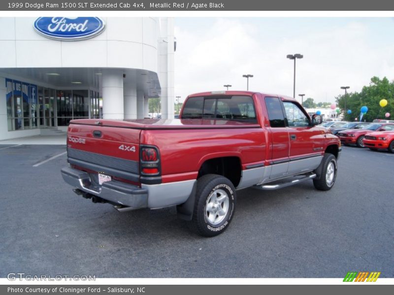 Metallic Red / Agate Black 1999 Dodge Ram 1500 SLT Extended Cab 4x4
