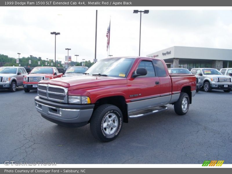 Metallic Red / Agate Black 1999 Dodge Ram 1500 SLT Extended Cab 4x4