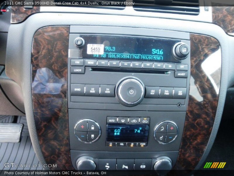 Onyx Black / Ebony 2011 GMC Sierra 3500HD Denali Crew Cab 4x4 Dually