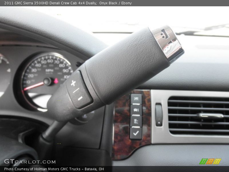 Onyx Black / Ebony 2011 GMC Sierra 3500HD Denali Crew Cab 4x4 Dually