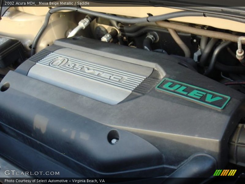  2002 MDX  Engine - 3.5 Liter SOHC 24-Valve VTEC V6