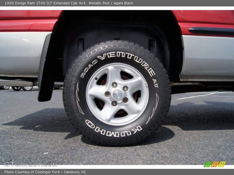 Metallic Red / Agate Black 1999 Dodge Ram 1500 SLT Extended Cab 4x4