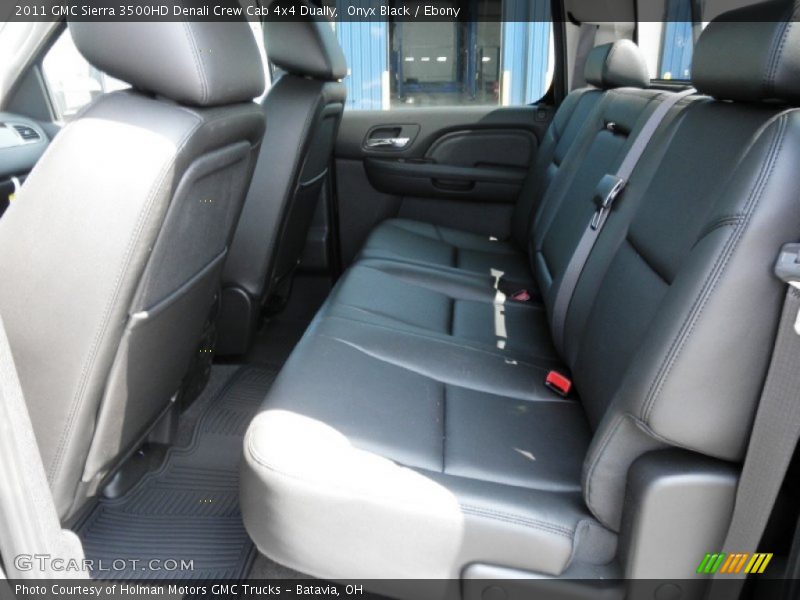Onyx Black / Ebony 2011 GMC Sierra 3500HD Denali Crew Cab 4x4 Dually