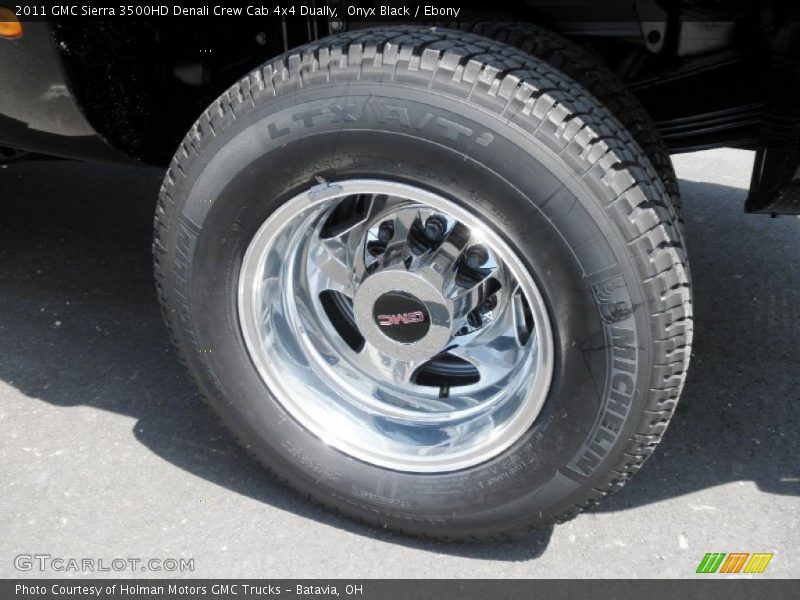Onyx Black / Ebony 2011 GMC Sierra 3500HD Denali Crew Cab 4x4 Dually