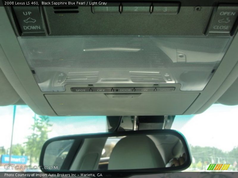 Black Sapphire Blue Pearl / Light Gray 2008 Lexus LS 460
