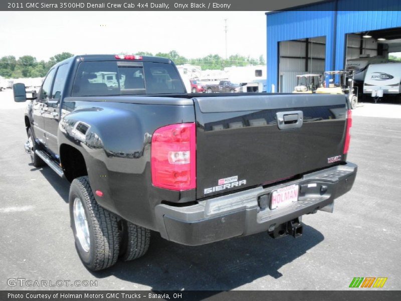 Onyx Black / Ebony 2011 GMC Sierra 3500HD Denali Crew Cab 4x4 Dually