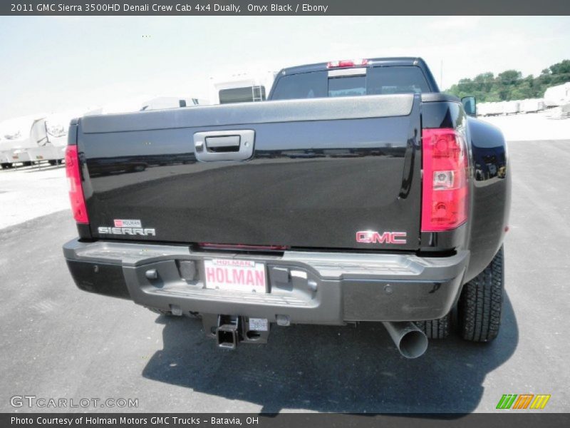 Onyx Black / Ebony 2011 GMC Sierra 3500HD Denali Crew Cab 4x4 Dually