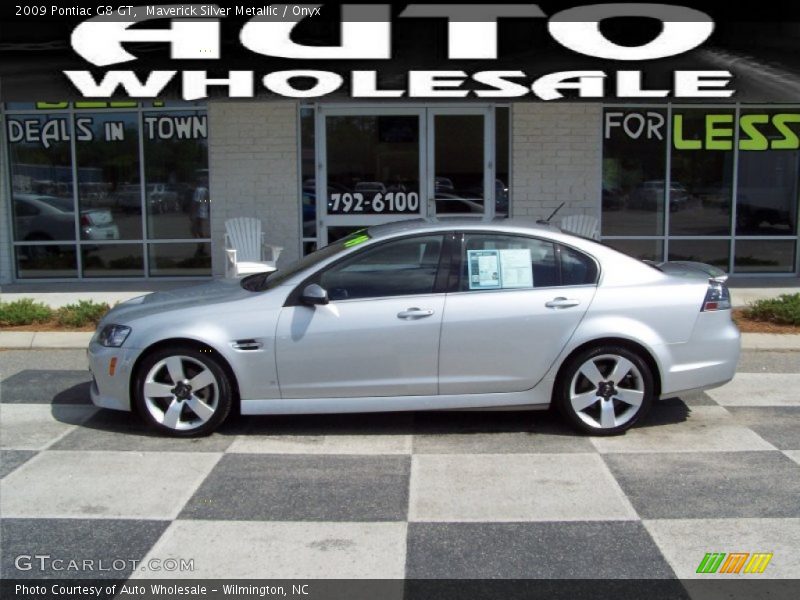 Maverick Silver Metallic / Onyx 2009 Pontiac G8 GT