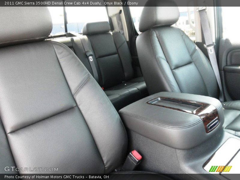 Onyx Black / Ebony 2011 GMC Sierra 3500HD Denali Crew Cab 4x4 Dually