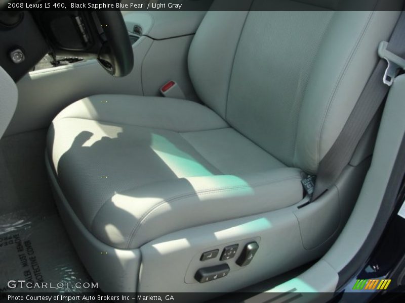 Black Sapphire Blue Pearl / Light Gray 2008 Lexus LS 460