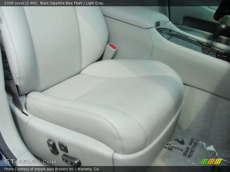 Black Sapphire Blue Pearl / Light Gray 2008 Lexus LS 460