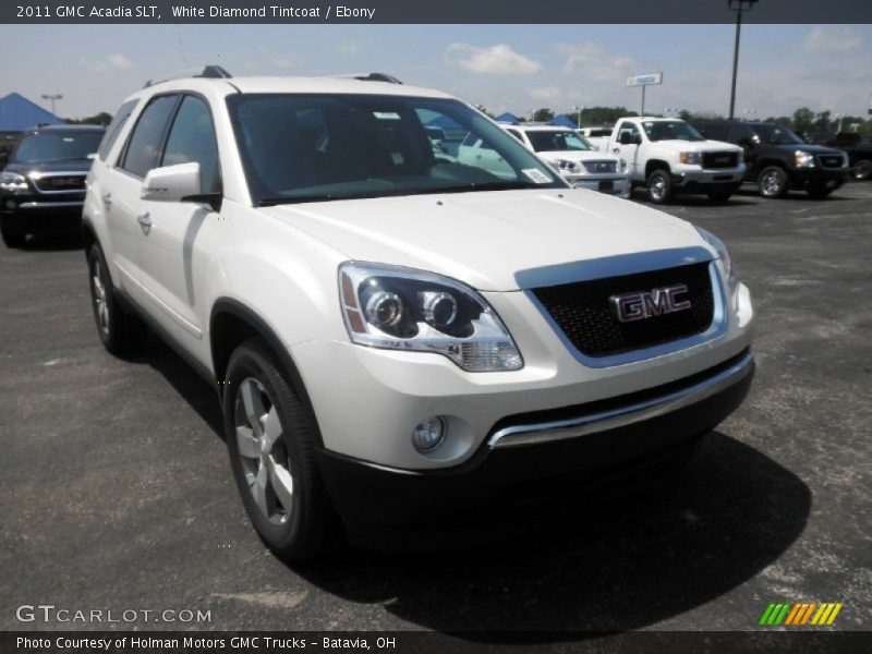 White Diamond Tintcoat / Ebony 2011 GMC Acadia SLT