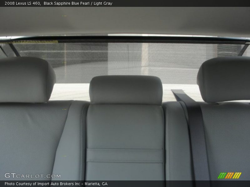 Black Sapphire Blue Pearl / Light Gray 2008 Lexus LS 460