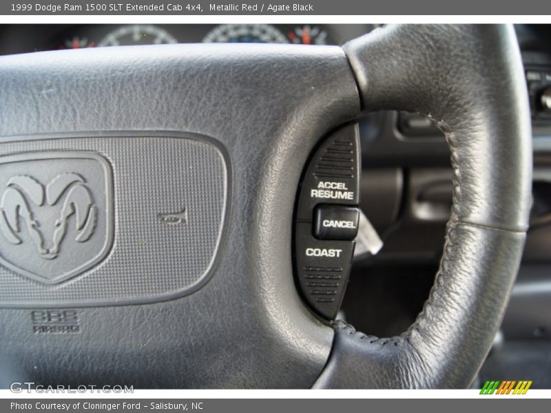 Metallic Red / Agate Black 1999 Dodge Ram 1500 SLT Extended Cab 4x4
