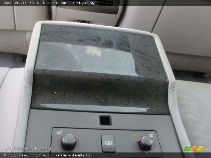 Black Sapphire Blue Pearl / Light Gray 2008 Lexus LS 460