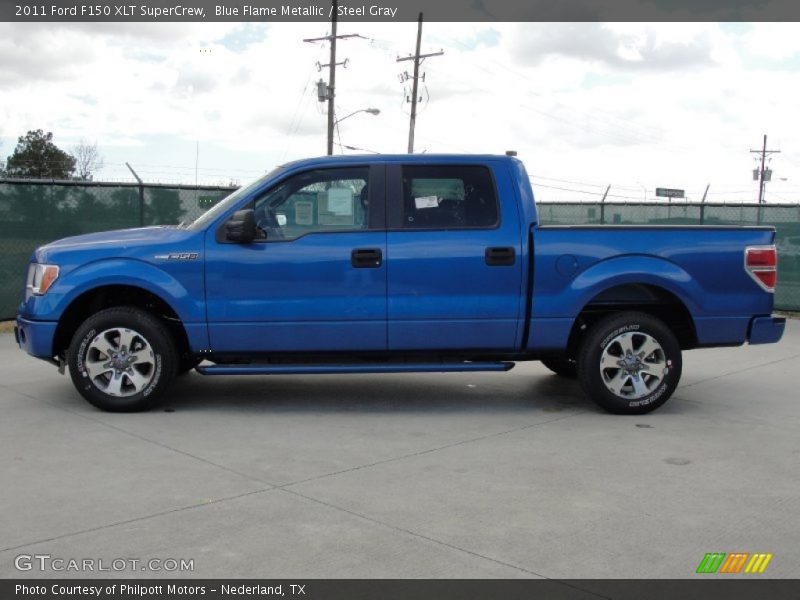  2011 F150 XLT SuperCrew Blue Flame Metallic