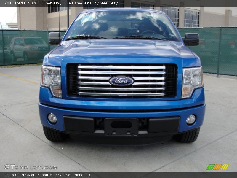  2011 F150 XLT SuperCrew Blue Flame Metallic