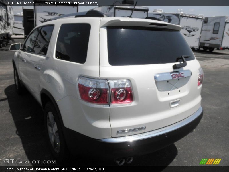 White Diamond Tintcoat / Ebony 2011 GMC Acadia SLT