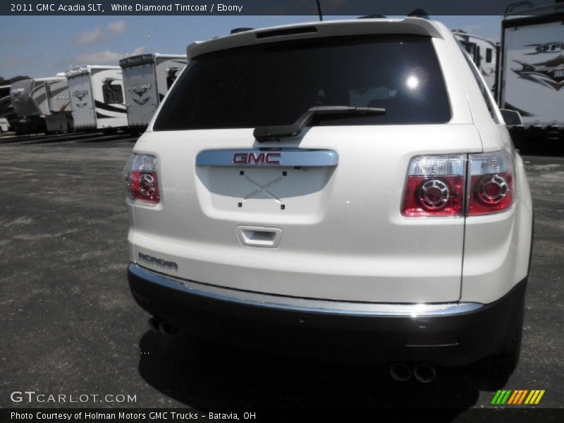 White Diamond Tintcoat / Ebony 2011 GMC Acadia SLT