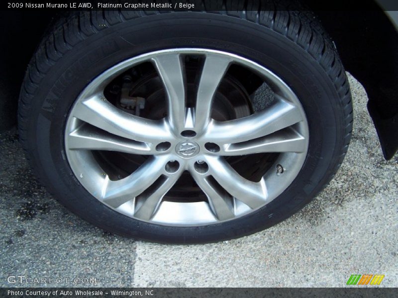 Platinum Graphite Metallic / Beige 2009 Nissan Murano LE AWD